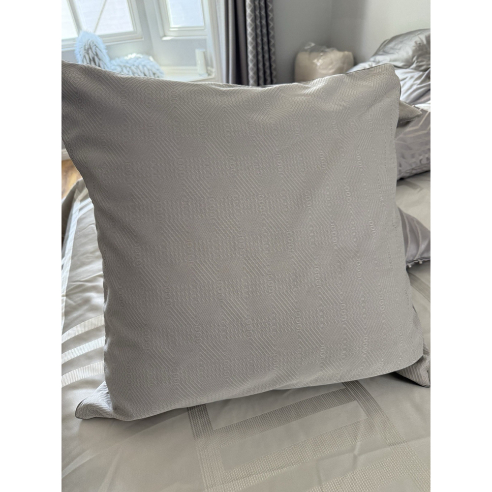 Hotel Collection Keystone Light Grey Euro Sham 2 Pcs